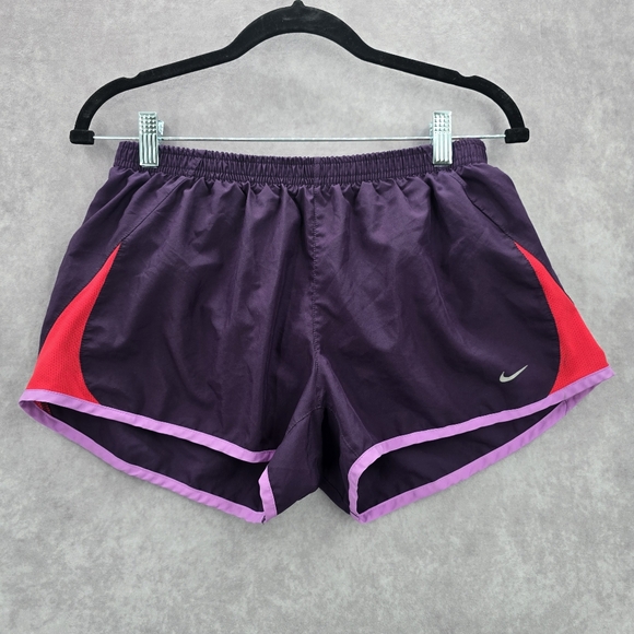Nike Pants - Nike Purple Pull On Athletic Active Running Pants Shorts Large